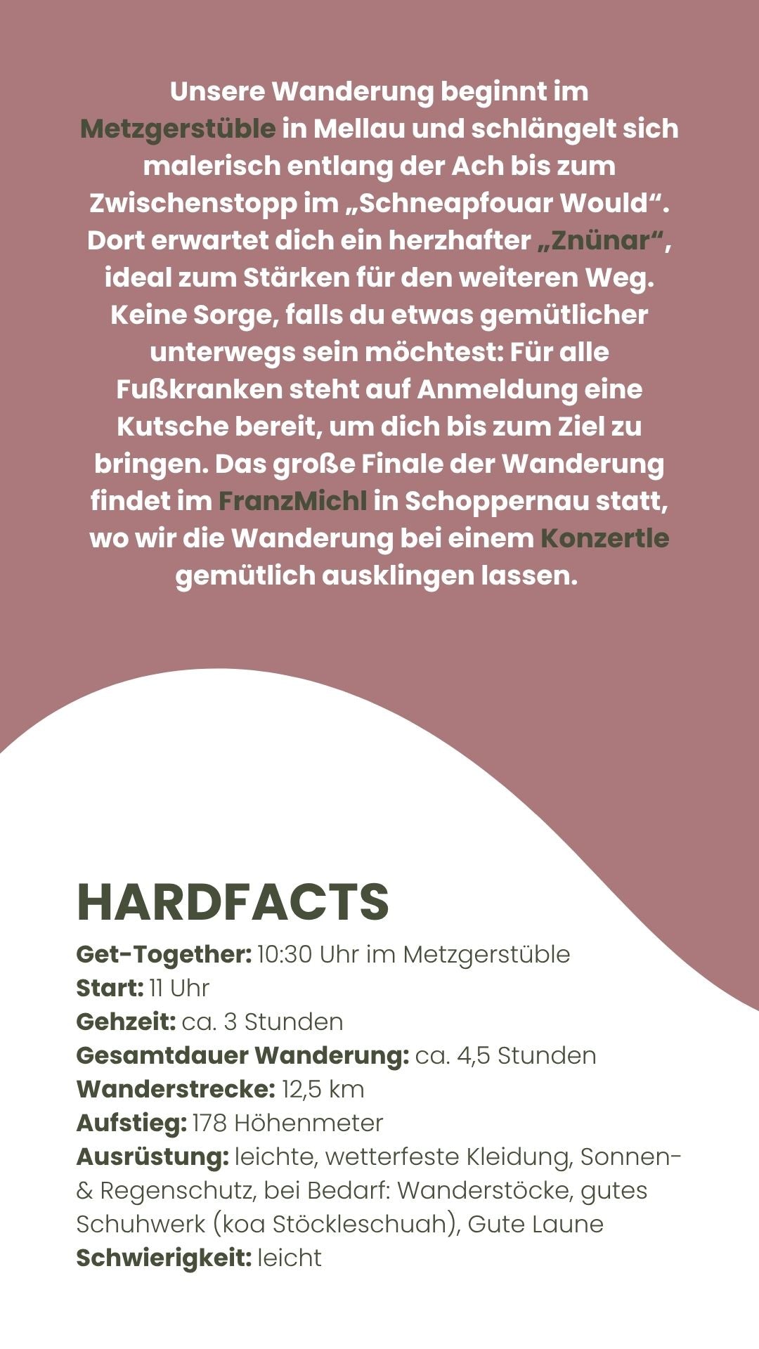 Musikalisch Wandern am 03.10.2026